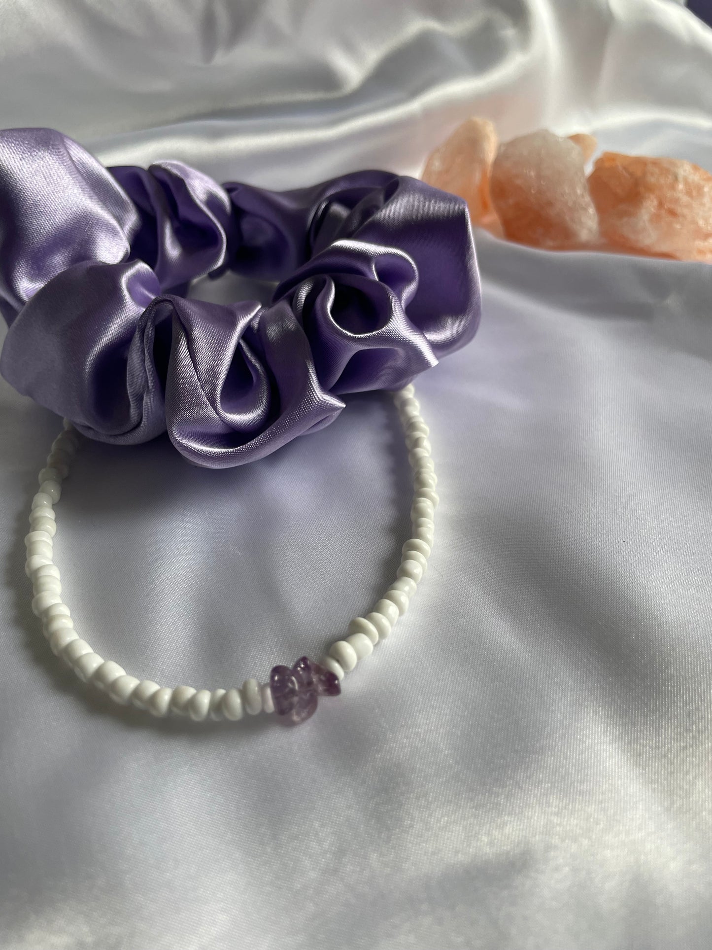 Satin scrunchie (Lilac)