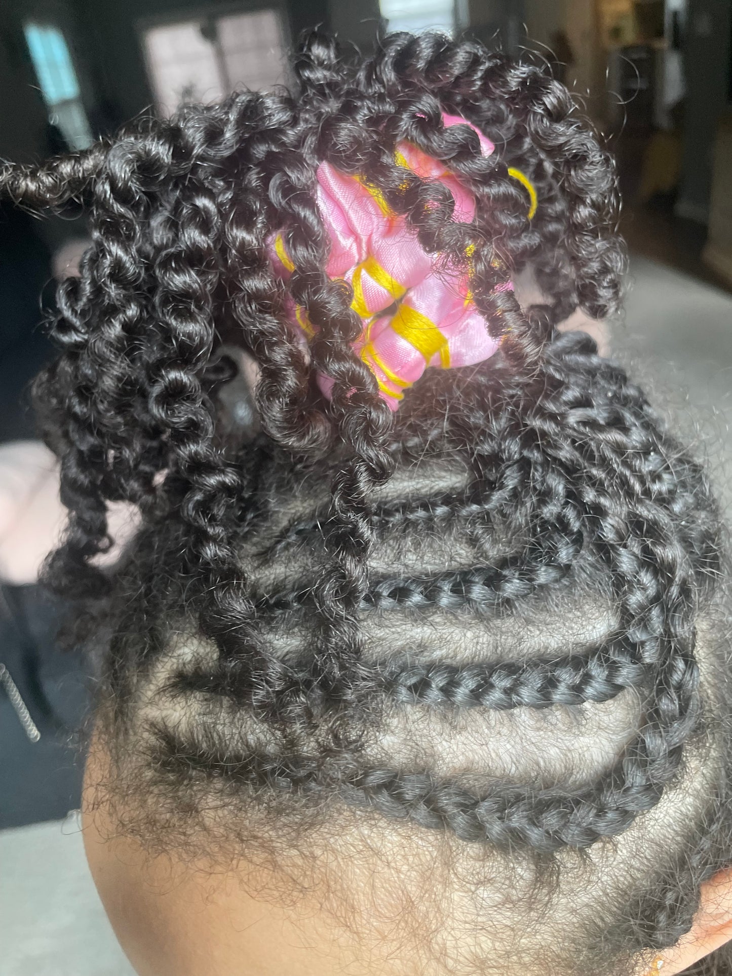 Satin loc spirals
