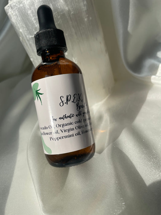 Rosemary hair and beard oil raw authentic wild growth